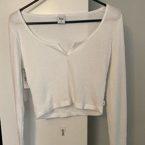 White long sleeved shirt